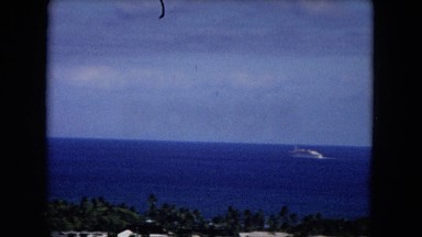 1966: Ceremony Punchbowl Lake Wilson Kapiolani Park. People Gather To Watch An