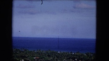 1966: Ceremony Punchbowl Lake Wilson Kapiolani Park. People Gather To Watch An