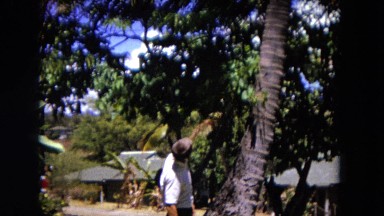 1966: Ceremony Punchbowl Lake Wilson Kapiolani Park. People Gather To Watch An