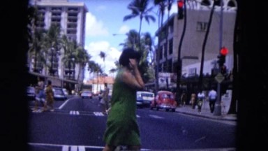 1966: Ceremony Punchbowl Lake Wilson Kapiolani Park. People Gather To Watch A Traditional Ceremony