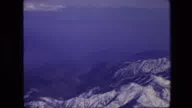 Amsterdam Netherlands (1967): Aerial View Over Mountains