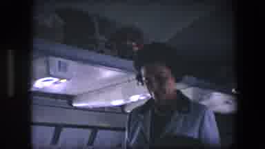 Amsterdam Netherlands (1967): Airline Turbulence With Jittery Flight Attendants