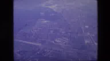 Amsterdam Netherlands (1967): An Urban Area Appears Below A Jet Engine During