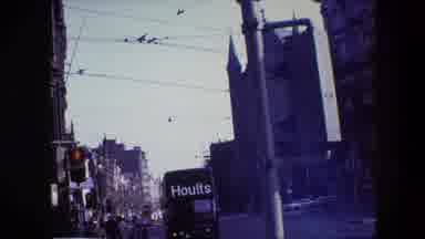 Amsterdam Netherlands (1967): Unknown Flashing Light Inside City.