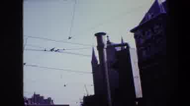 Amsterdam Netherlands (1967): Old Cathedral Style Buildings In A City
