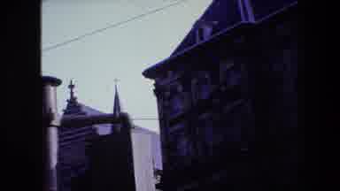 Amsterdam Netherlands (1967): Old Buildings That May Be A Church Are In View From