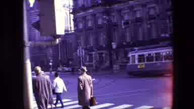 Amsterdam Netherlands (1967): People Walking On The Street