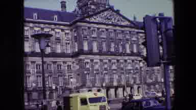 Amsterdam Netherlands (1967): Footage Of Stone Building