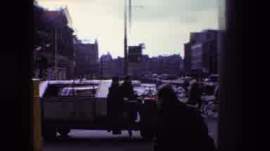 Amsterdam Netherlands (1967): Driving A Makeshift Vehicle In The City