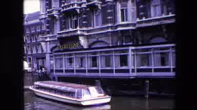 Amsterdam Netherlands (1967): Tourist Boat Rides Through The Underwater Town