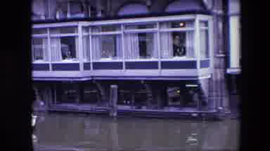 Amsterdam Netherlands (1967): Restaurant On The Water Where Chefs Prepare Food