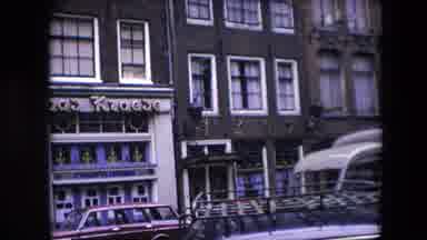 Amsterdam Netherlands (1967): Metropolitan Busy Street With People Roaming