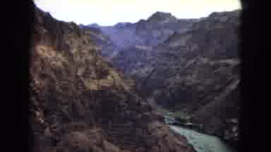Arizona (1967): View Of Land Surrounding Dam