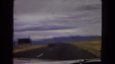 Arizona (1967): Driving Down An Open Road Towards The Mountains Ahead.And A
