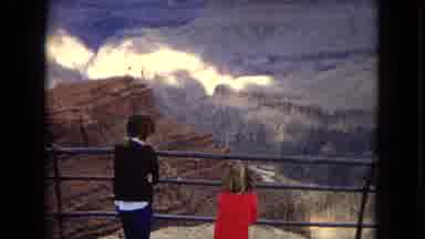 Arizona (1967): Woman And Children Viewing The Grand Canyon