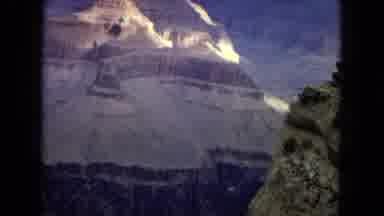 Arizona (1967): Rocky Mountains River Flowing Leafy Trees White Clouds Blue Sky