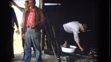 Arizona (1967): Group Of Men By The Outbuilding Door