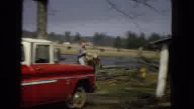 Arizona (1967): A Boy Riding On A Horse Through A Farm.