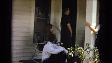 Arizona (1967): Family Greeting And Hugging People On Front Porch Of House