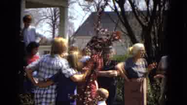 Arizona (1967): People Gathering In The Front Yard Of A House