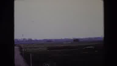 BRUSSELS BELGIUM-1967: Flower Fields and Distant Figures in Vintage 8mm