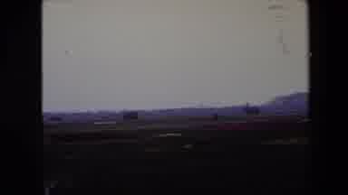 BRUSSELS BELGIUM-1967: Tulip Fields and Windmill in Vintage 8mm Footage
