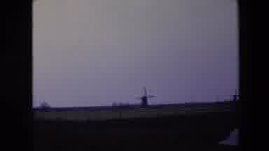 Brussels Belgium (1967): Operational Vertical Windmills In Middle Of Fenced In
