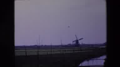 Brussels Belgium (1967): Active Windmill In The Far Distance Of A Large Field