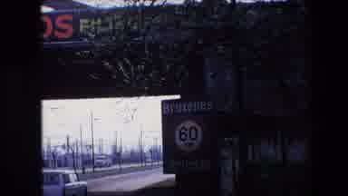 Brussels Belgium (1967): Bruxelles Sign With A 60 Mph Speed Limit
