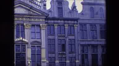 Brussels Belgium (1967): A Black Building With Several Long Windows.