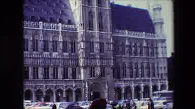 BRUSSELS BELGIUM-1967: Breathtaking Views Of A Beautiful Gothic Building