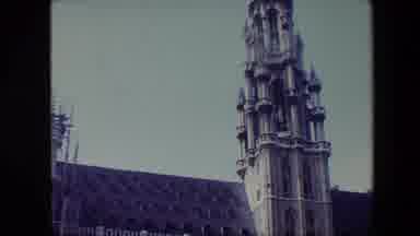 Brussels Belgium (1967): Spire Of A Cathedral