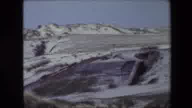 Calais France (1967): Mountainside In Winter With Clear Sky