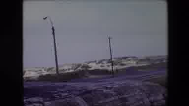 Calais France (1967): Sunlight On A Snowy Mountain Road