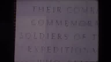 Calais France (1967): Sign Of British Soldiers Commemoration