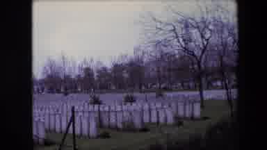 Calais France (1967): Cemetery In The Fall