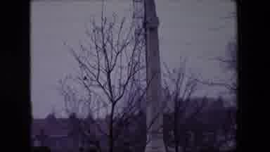 Calais France (1967): A Statue In The Middle Of A Cemetery.
