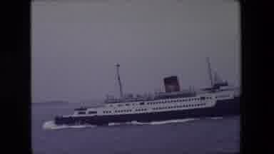 Calais France (1967): Steamboat Traveling Down The River.