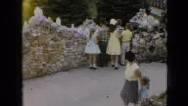 Iowa USA (1967): Parents And Children At A Event In A Park