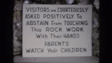 Iowa USA (1967): Unique Rock Structure Artwork