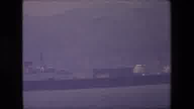 London England (1967): Long Ship Sailing Across The Calm Ocean