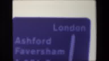 London England (1967): Street Sign Showing London