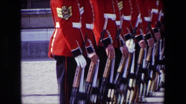 LONDON ENGLAND-1967: Guards On Guard