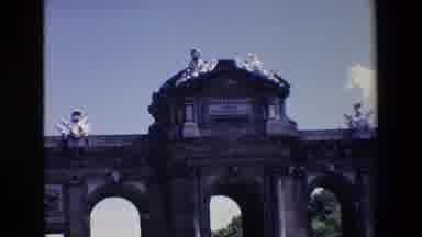 Madrid Spain (1967): Old Memorial Gate Monument In Honor Of King Charles Iii Year