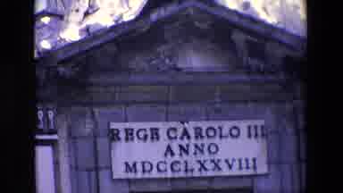 Madrid Spain (1967): Old Tomb Plaque In Roman Characters