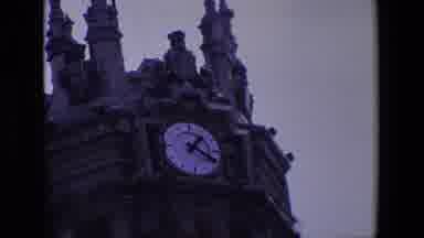 Madrid Spain (1967): Large Clock Tower