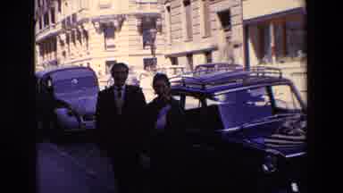 Madrid Spain (1967): Picture Of A Couple Visiting A Beautiful European City In The
