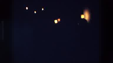 Palermo Italy (1967): Night Video Where Only The Lights Can Be Seen