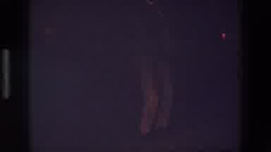Palermo Italy (1967): Man Dancing By Moving His Legs Very Fast On A Dance Floor At