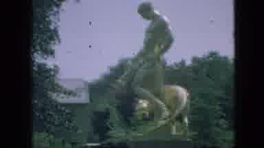 Branson Missouri USA (1968): Statue In A Classic Park